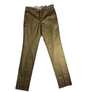 Zonettie KILO Men's Khaki Straight Leg Chino Pants W32 NWT Unfinished Bottoms